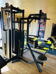 Gym equipment/Four station/Crossover/functional trainer/leg pres/smith