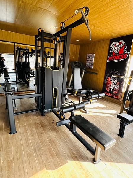 Gym equipment/Four station/Crossover/functional trainer/leg pres/smith 4