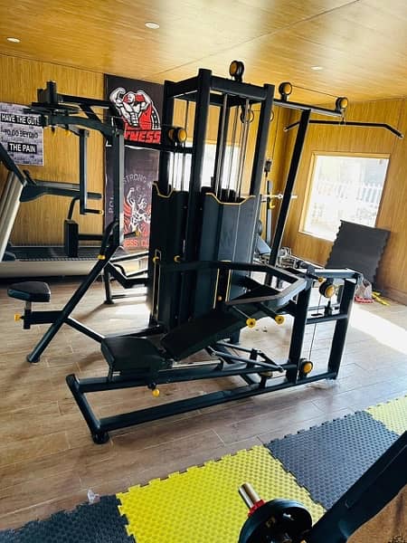 Gym equipment/Four station/Crossover/functional trainer/leg pres/smith 5