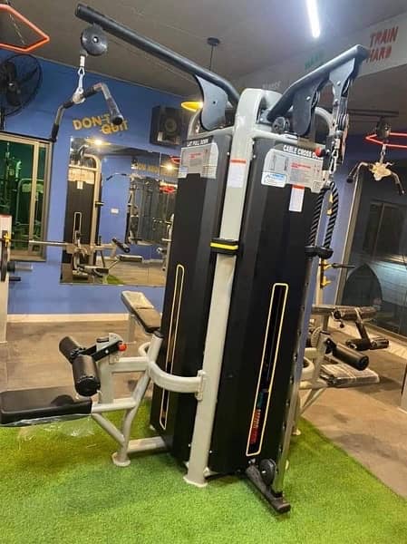 Gym equipment/Four station/Crossover/functional trainer/leg pres/smith 7