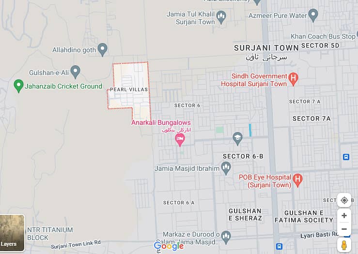 Surjani town, pearl villas 120 sqyd corner plot for sale 4500000 0