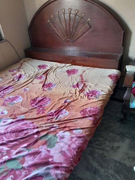 Double Bed With Matress 1