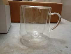 glass mugs brand new 6 piece available in 4100