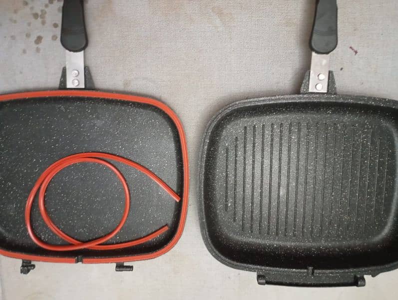 sonex die-cast grill pan extra rubber available in this price 3
