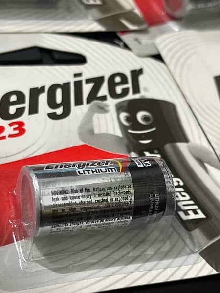 Energizer CR 123 3V lithium battery. 2030 life 2