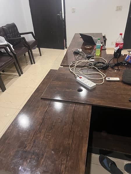 Office furniture with pc for sale 1 month used inventory 4