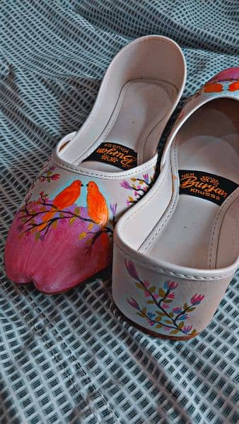 Handpainted khussa's available 2