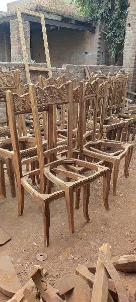 Chinioti wooden dining chair sheesham wood dining chair 3