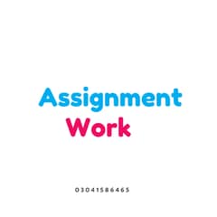 Assignment Work Available | Typing Work | Online Homebased Work | JOB.