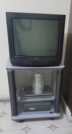 SONY TELEVISION WITH TROLLEY