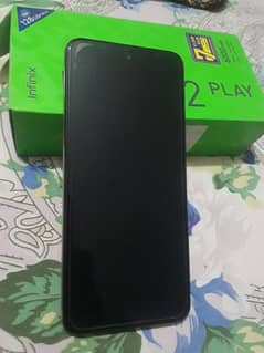 infinix hot 12 play 4/128 6000mAh battery with box and cable