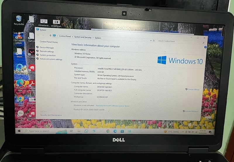 Dell Latitude E6540 core i7- 4th Gen, 8GB/ 128GB ,Radeon 2GB, 15.5”LCD 2