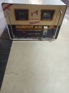 MURPHY A-50 (5000 WATTS) AUTOMATIC VOLTAGE STABILIZER.