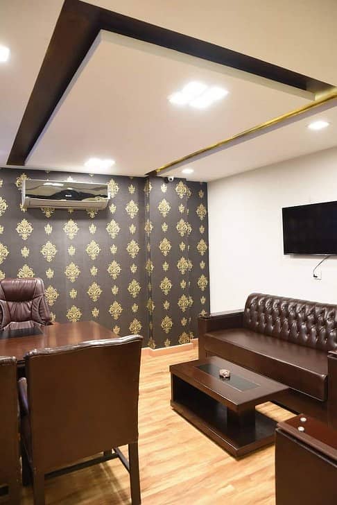 836 Sqft Fully Furnished Corporate Office Available On Rent In I-8 Markaz 8
