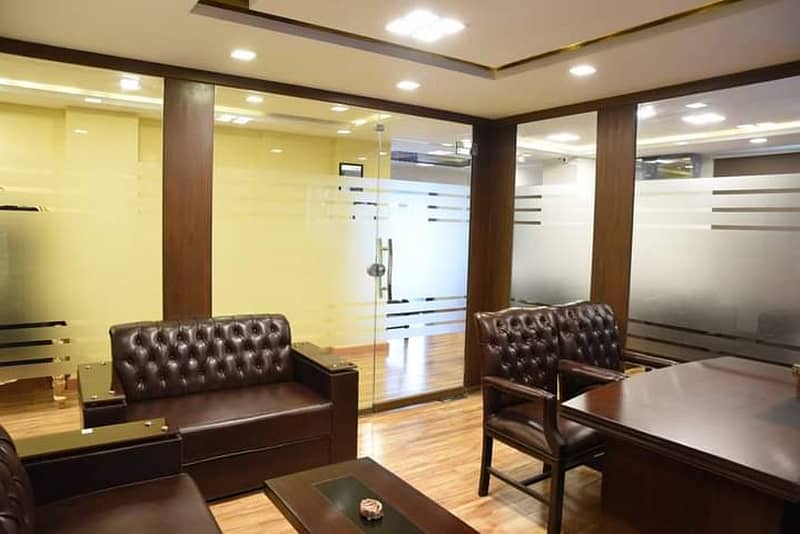 836 Sqft Fully Furnished Corporate Office Available On Rent In I-8 Markaz 9