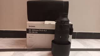 Sigma 60-600mm F4.5
DG DN OS