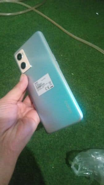Oppo a96 with box charger. new condition. 0