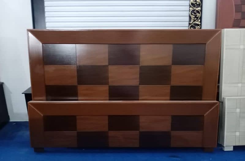 king size bed partal wooden bed 0