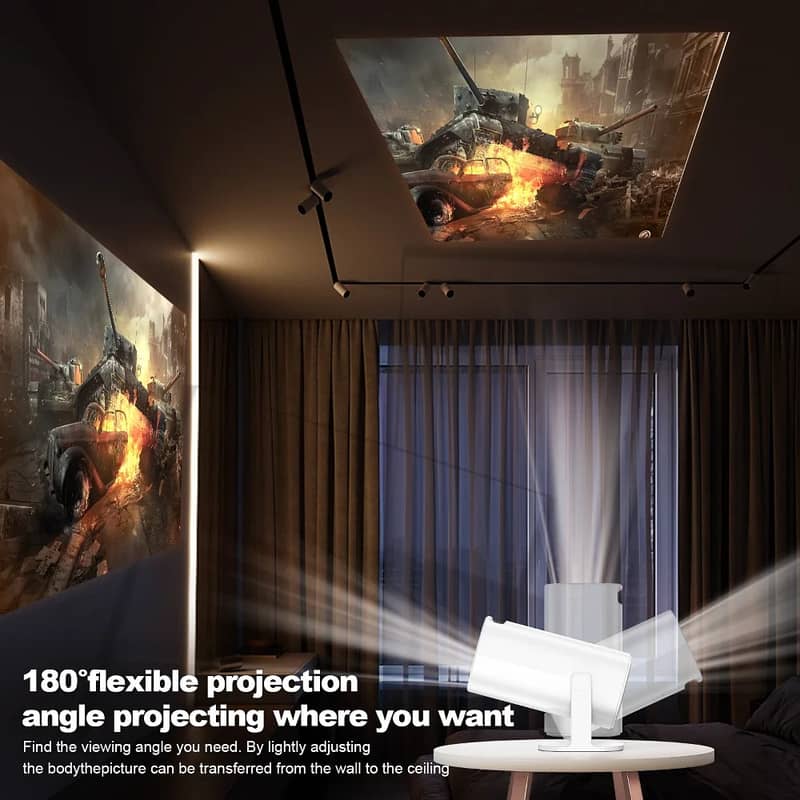 P30 Projector 4K 1080P Support, Portable Projector WiFi Android 11.0 17