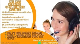 Call center job available for Male&female in Lahore 0