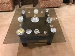 Sofa Center table / Sofa set table / Wooden Glass table