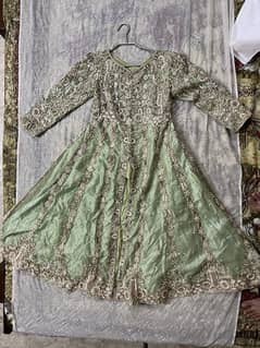 Beautiful Valima Dress/ Long Frock Cut Lehnga 0