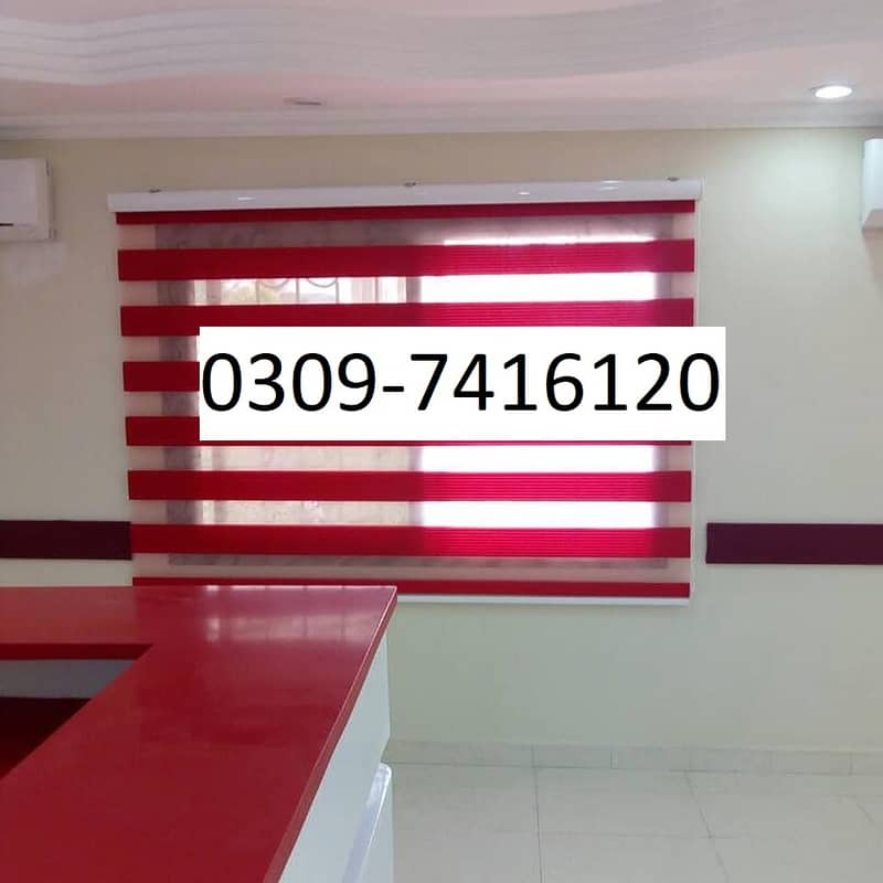 window blinds mini,roller blinds heat block save ac cooling in Lahore 15