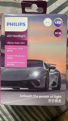 Philips Ultinon Rally 3551 LED Headlamps H4 Socket