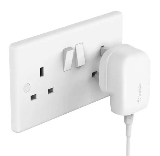 Belkin USB-C PD 3.0 PPS Wall Charger 30W with Type C to C Cable 1