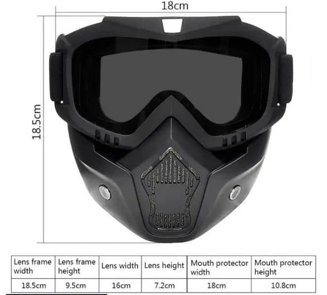 Dust Proof Sunglasses mask 1