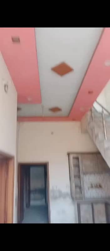 4 Marla Double Story House Tile Marble Sasta Ghar Orange Train k Qareeb 4