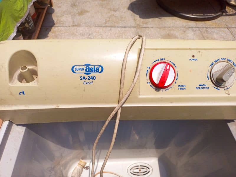 Super Asia SA-240 Excel washing machine & Spin Dryer SD-555 4