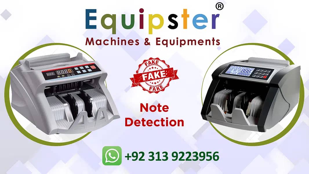 Cash Counting Machine with high accuracy of Fake Note Detection 17