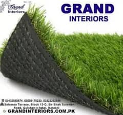 Artificial grass turf vinyl flooring pvc wooden laminated by Grand int
