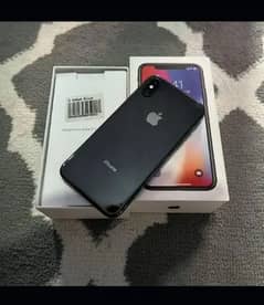 I phone X 64 gb PTA approved 
64gb with full box