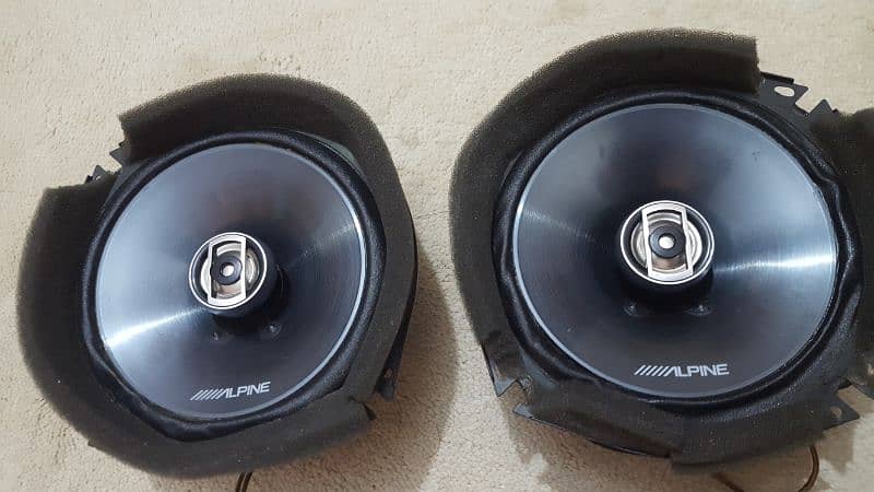 Original branded Geniune Japani Alpine Door Component Coaxial speakers 0