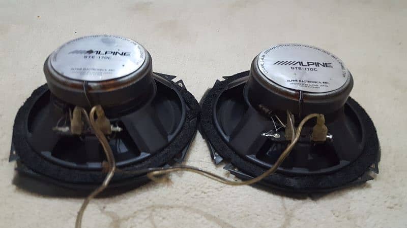 Original branded Geniune Japani Alpine Door Component Coaxial speakers 5