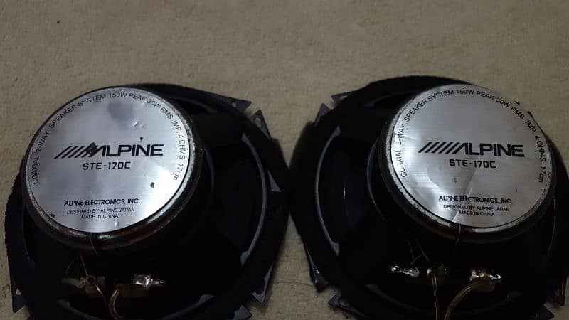 Original branded Geniune Japani Alpine Door Component Coaxial speakers 6