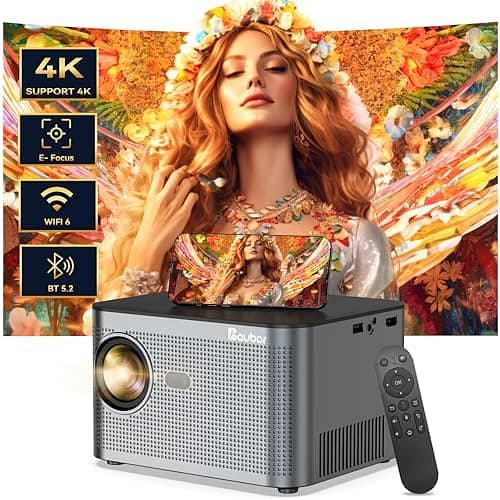 HY350 Android Projector Wifi And Bluetooth 580 Ansi Support 4k 1