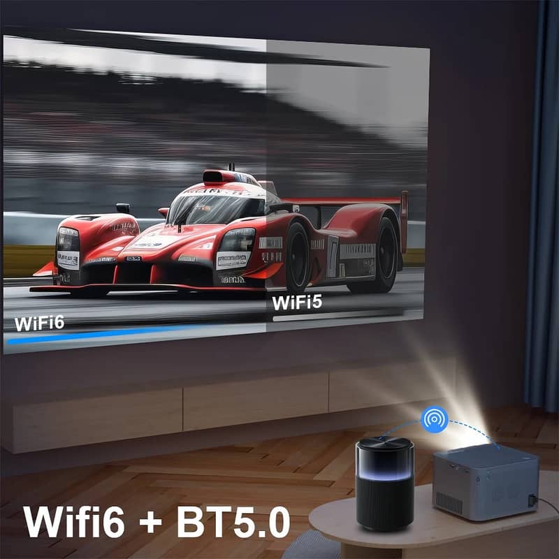 HY350 Android Projector Wifi And Bluetooth 580 Ansi Support 4k 14