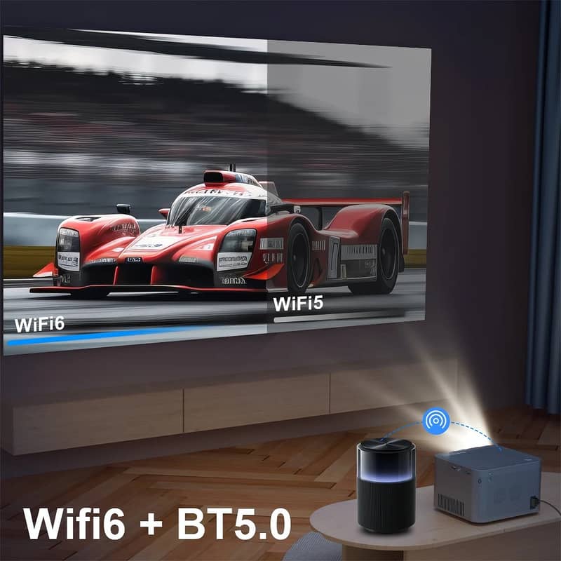 HY350 Android Projector Wifi And Bluetooth 580 Ansi Support 4k 13