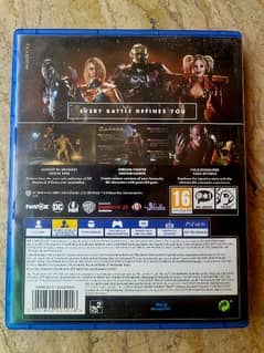 ps4 game Injustice 2 condition 10/10 region 2 fighting game