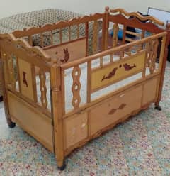 Baby Cot with Swing