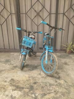 good condition 10 months used two bicycles 12000