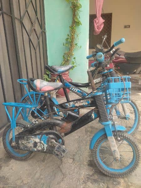good condition 10 months used two bicycles 12000 2