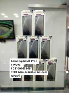 Tecno Spark20 Pro+ All colors available Shop address sareena Market