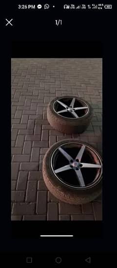 vossen cv3 17 inch allou rims with tyres