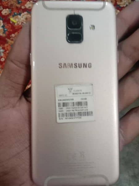 SAMSUNG A6 mobile 3/32 GB with Box no open no repair all ok03126566218 17