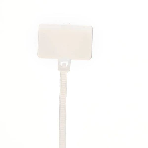 White Zip Ties Network Cable Write Wire Power Cable Label Mark T 5