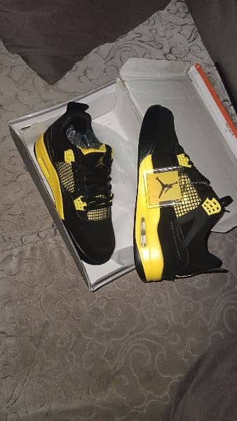Air Jordan 4 Yellow 1